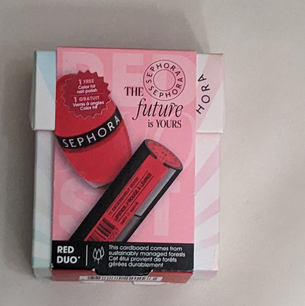 Sephora Red Duo Nail Color and Lipstick (never used)